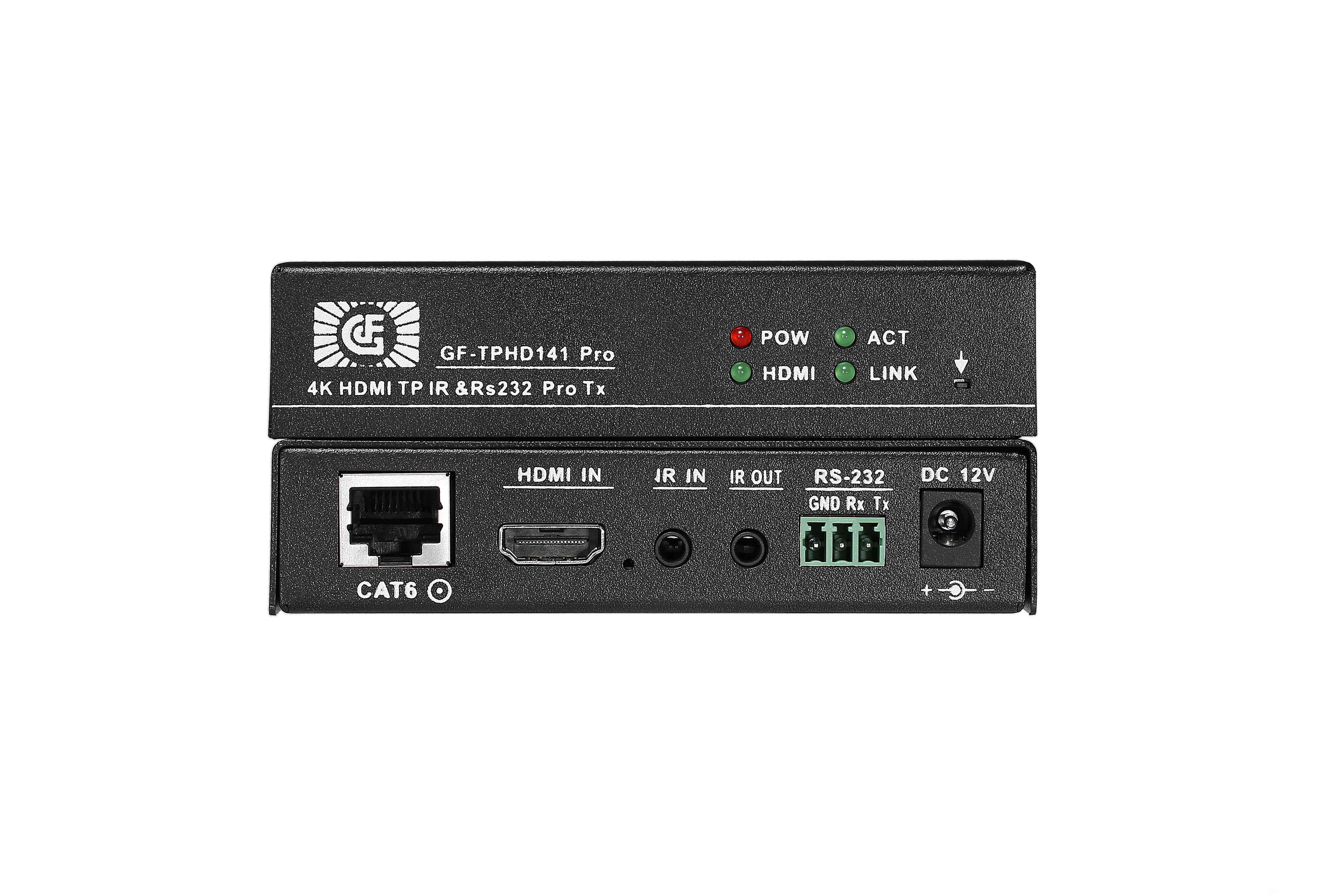 HDBaseT70米远距离无压缩4K传输IR控制发射接收器