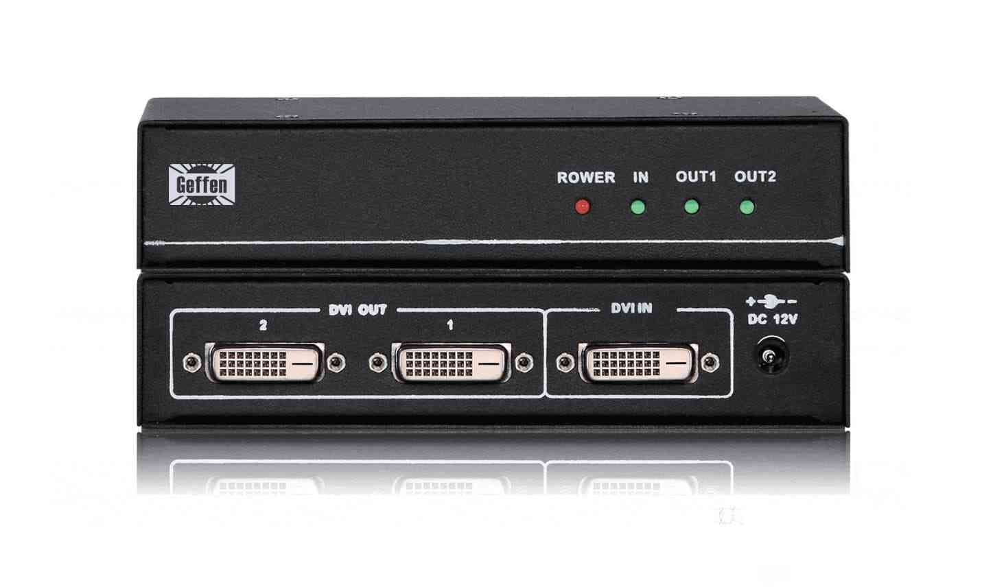 DVI1进2出分配器